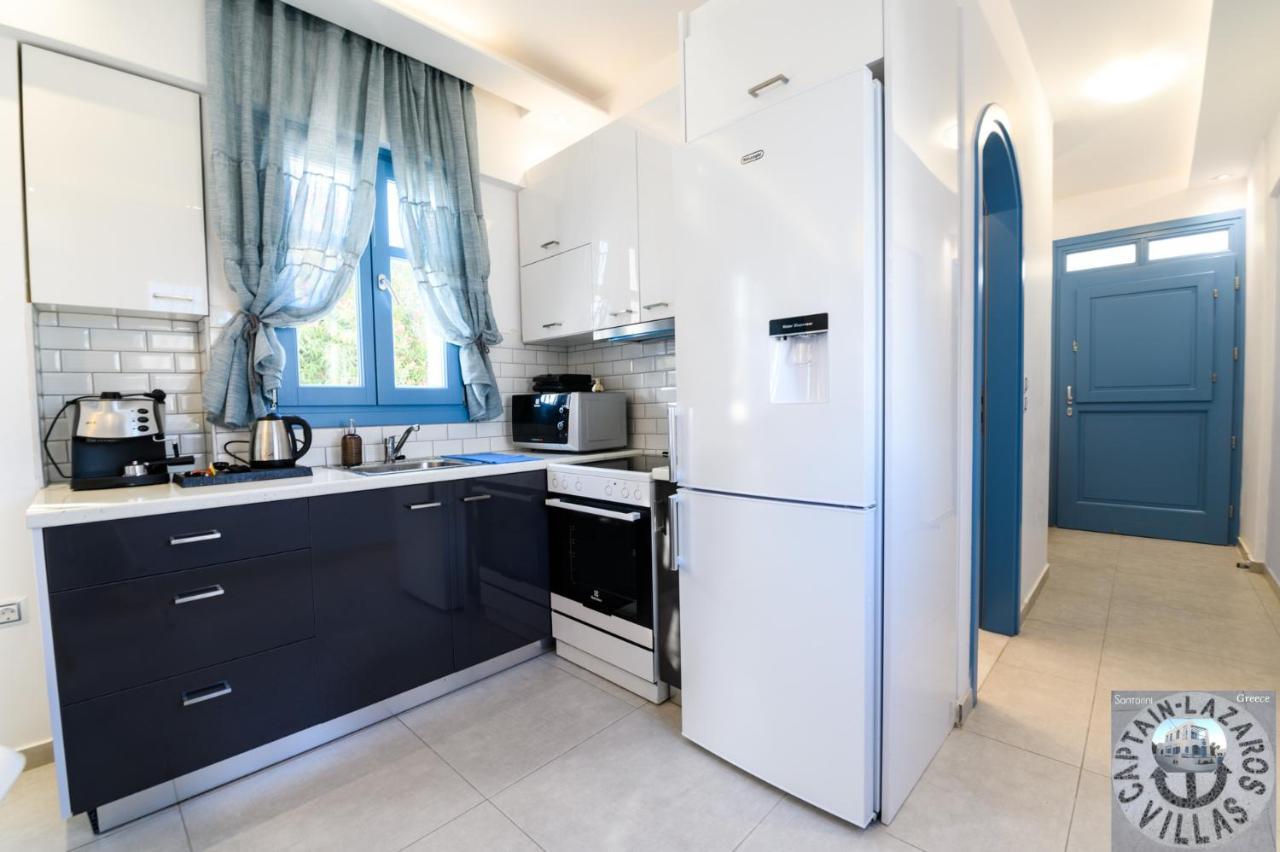 Captain Lazaros Villa: Black Beach Resort with Pool and Sea View Perissa  Exterior photo