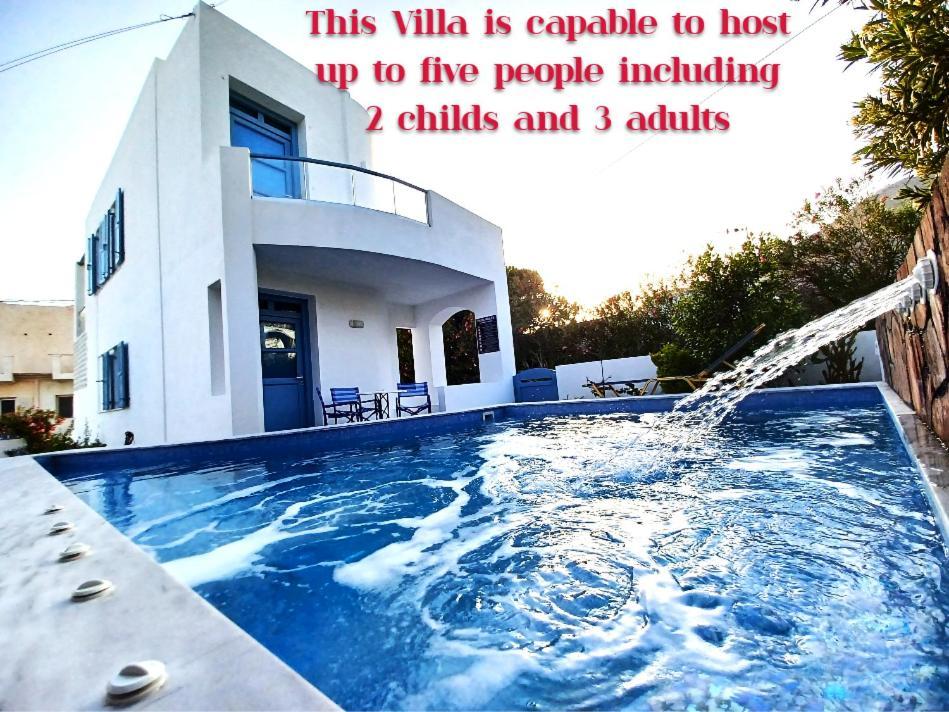 Captain Lazaros Villa: Black Beach Resort with Pool and Sea View Perissa  Exterior photo
