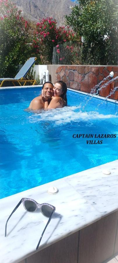 Captain Lazaros Villa: Black Beach Resort with Pool and Sea View Perissa  Exterior photo