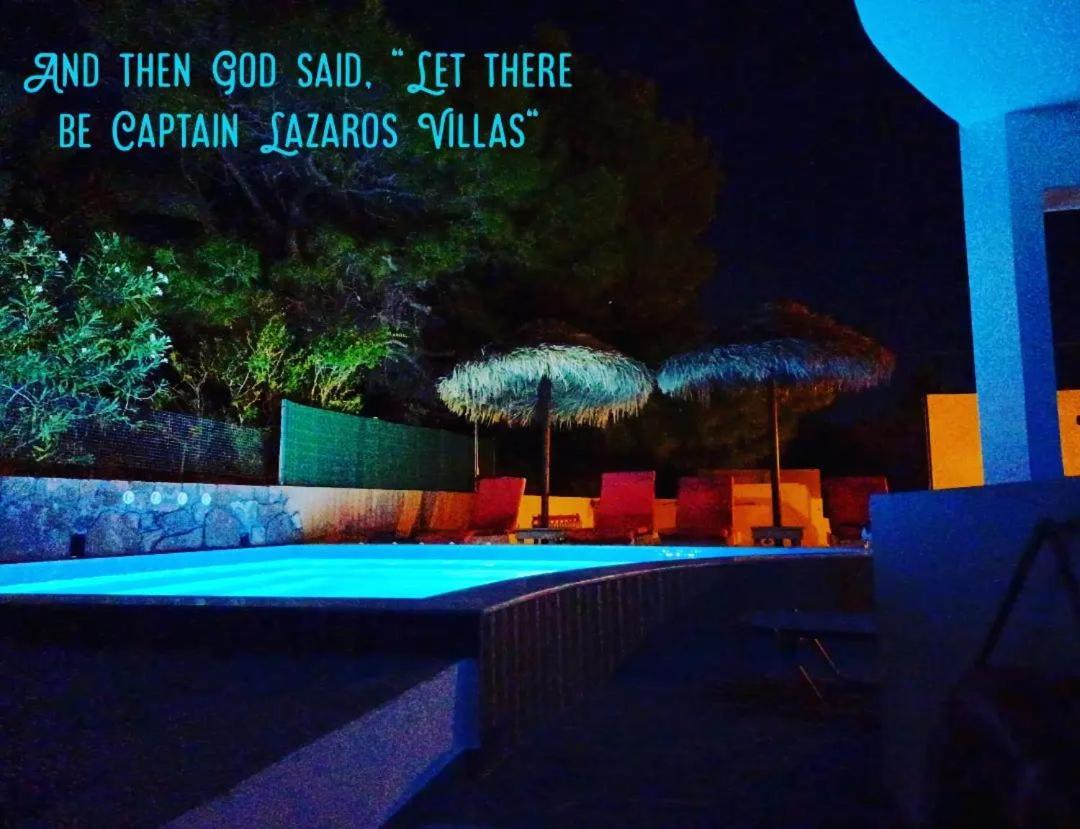 Captain Lazaros Villa: Black Beach Resort with Pool and Sea View Perissa  Exterior photo