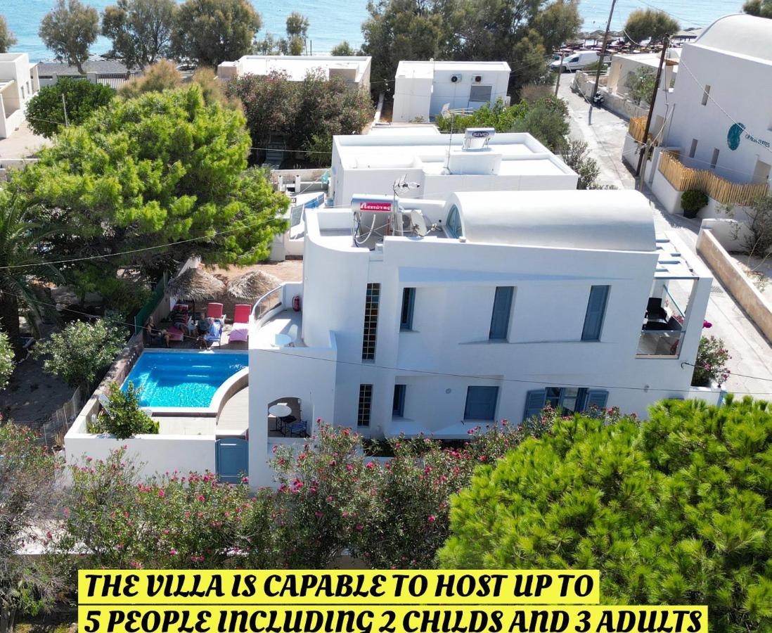 Captain Lazaros Villa: Black Beach Resort with Pool and Sea View Perissa  Exterior photo