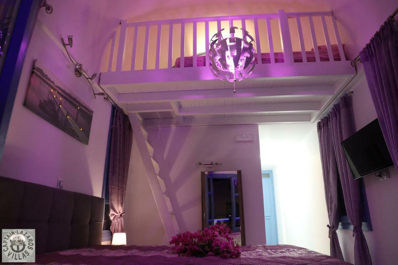 Captain Lazaros Villa: Black Beach Resort with Pool and Sea View Perissa  Exterior photo